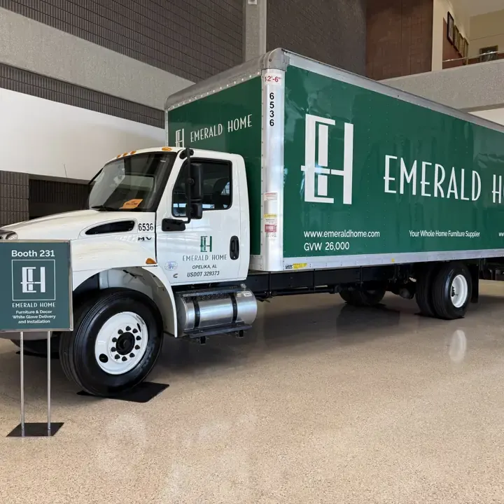 Box truck detailed by AMD for a Louisville business