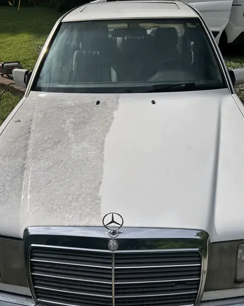 Exterior detail on a Mercedes, Advanced Mobile Detailing mobile detailing in New Albany, IN